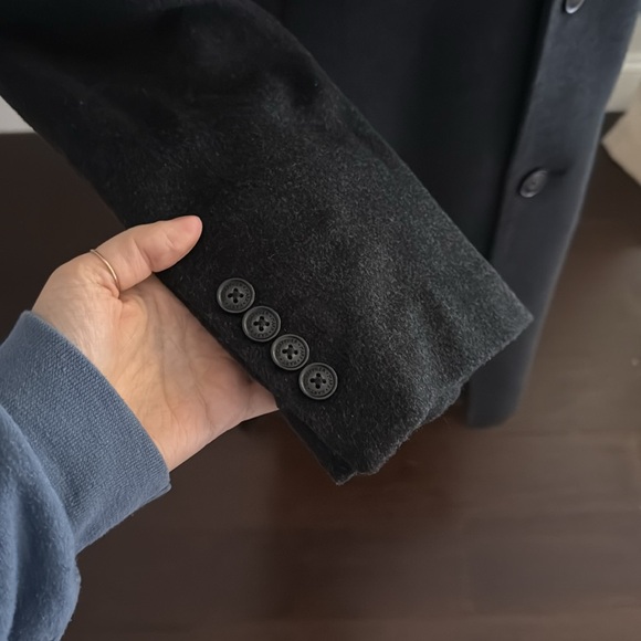 Hart Schaffner Marx - Mens Wool Cashmere Overcoat - Picture 9 of 11